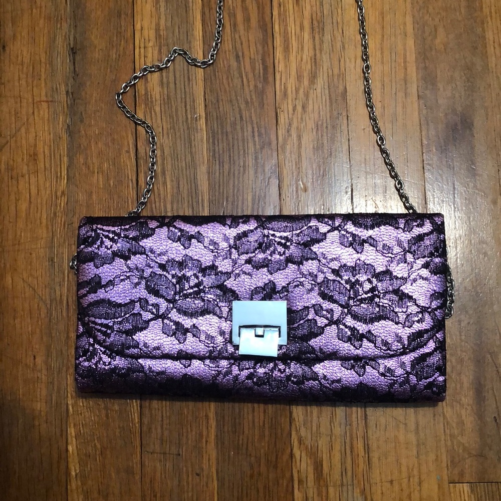 Lace Design Clutch